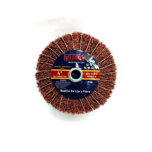 DAP232-Rueda flap fibra y lija G80