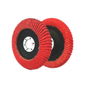 Disco Flap curvo rojo